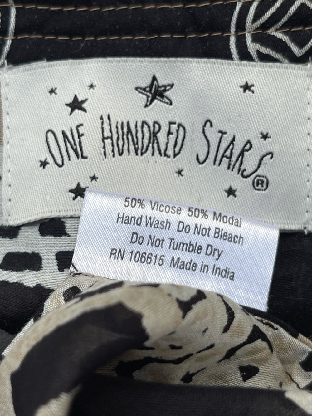 One Hundred Stars Short Kimono - Picture 6 of 6